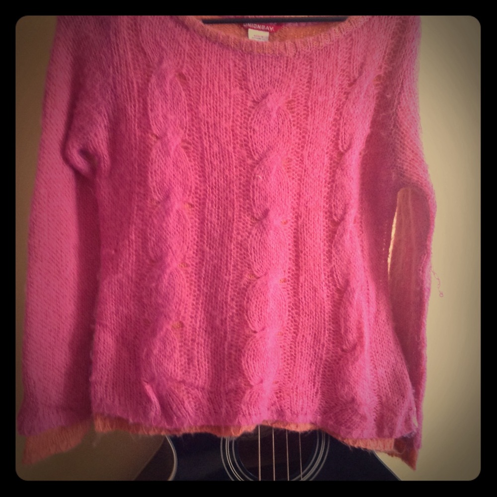 Union Bay pink/orange sweater M